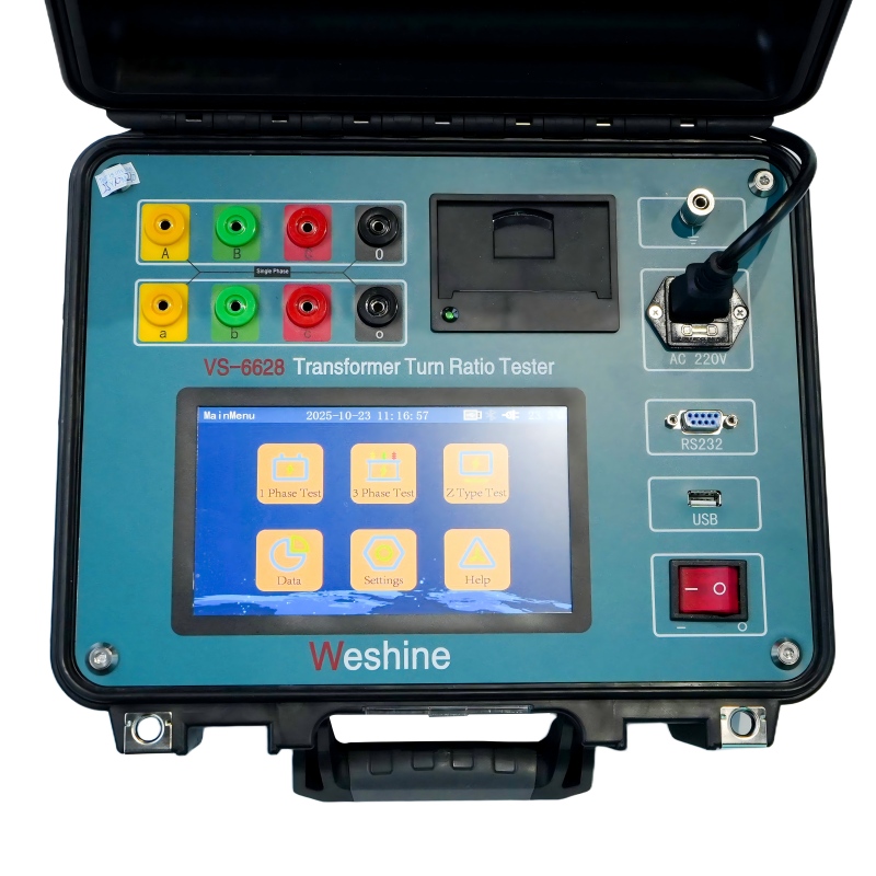 Test poměru napětí transformátoru